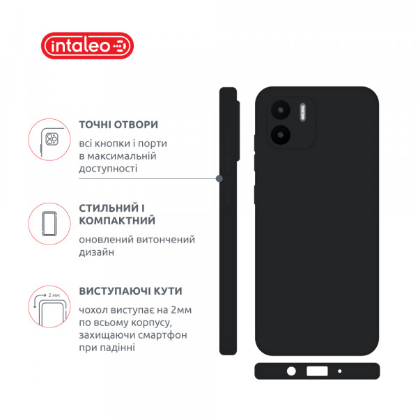 Фото - Чохол для смартфона Intaleo SoftShell for Xiaomi Redmi A1 Black (1283126567117)