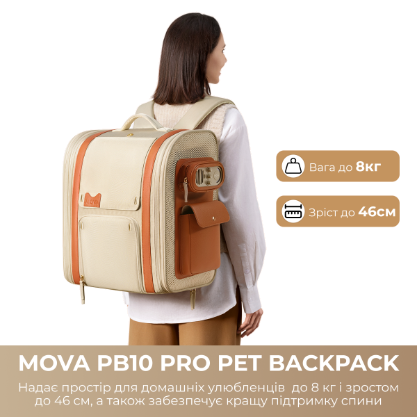 Фото - Рюкзак-переноска Mova Pet Backpack PB10 Pro (PPK10A)