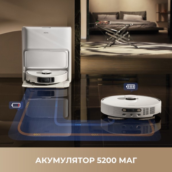Фото - Робот-пылесос моющий Mova P50 PRO ULTRA (RLP53HE)