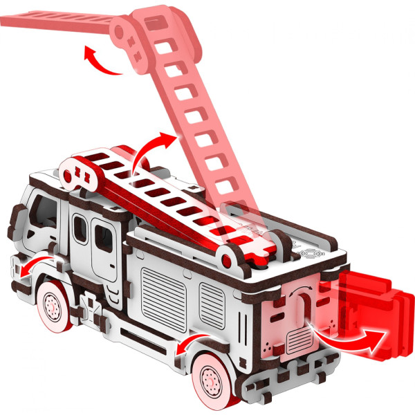Фото - 3D пазли Mr.Playwood Пожежна машина (10803)