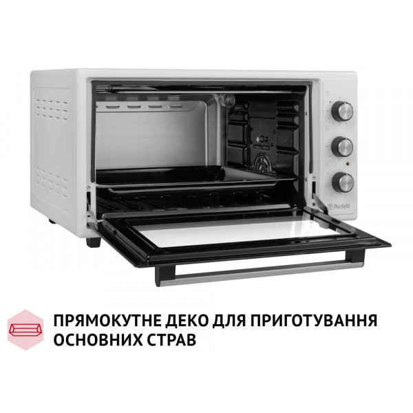 Фото - Піч електрична Perfelli SIERRA 48 WHITE