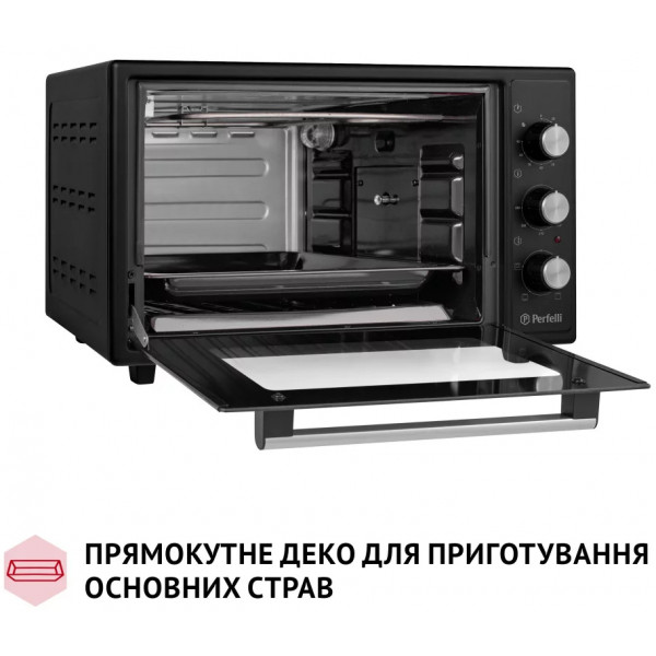 Фото - Піч електрична Perfelli MIRAGE 37 BLACK