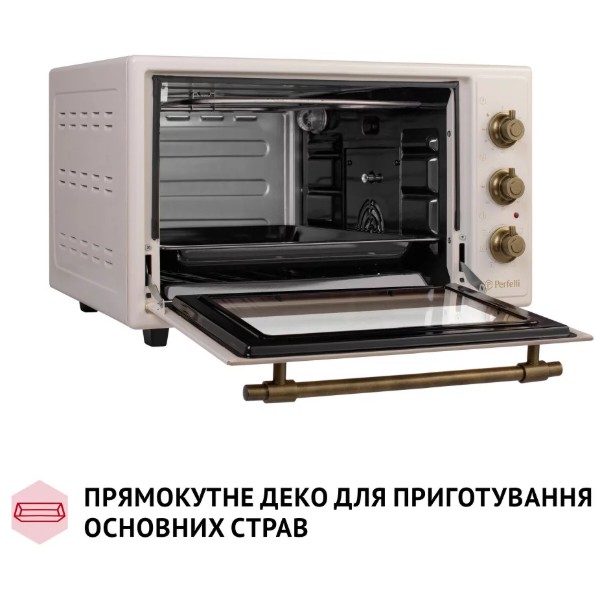 Фото - Печь электрическая Perfelli LAGGIO 37 IVORY RETRO