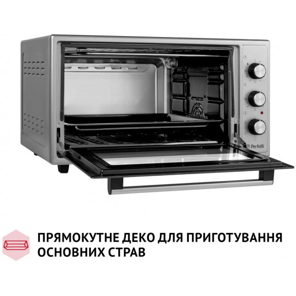 Фото - Печь электрическая Perfelli TRIMO 48 GREY