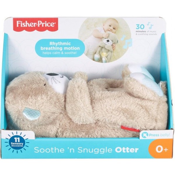Фото - Нічник дитячий Fisher-Price М'яка іграшка Казкові сни видрьонка (FXC66)
