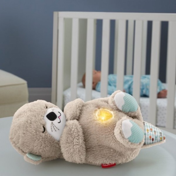 Фото - Нічник дитячий Fisher-Price М'яка іграшка Казкові сни видрьонка (FXC66)
