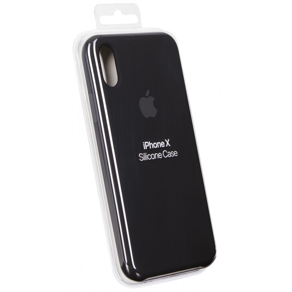 Фото - Чехол для смартфона Apple iPhone X Silicone Case - Black (ZKMQT12ZMA)