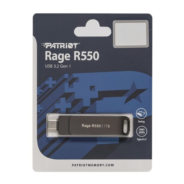 Фото - Флеш USB Patriot USB 3.2 Gen 1 Rage R550 1TB Type-A+C (PE1TR550DSAD)