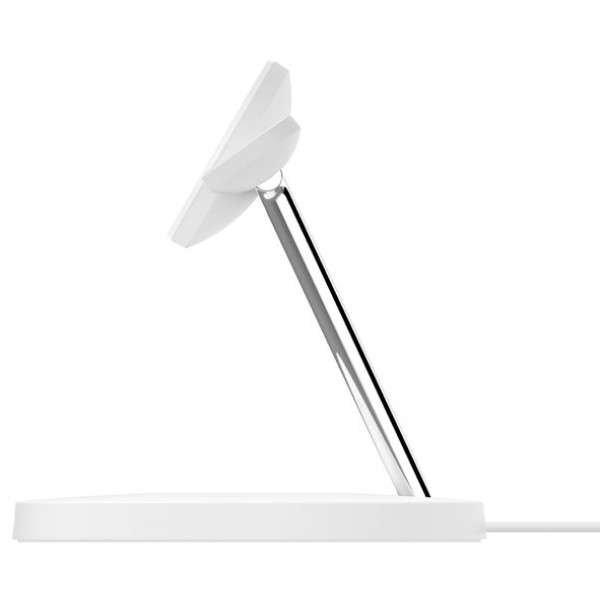 Фото - Бездротовий зарядний пристрій Belkin MagSafe 3in1 Wireless Charger White (WIZ017VFWH)