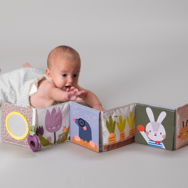 Фото - Книжка-іграшка Taf Toys колекції Садик у місті – ЗАЙЧИКИ (13065)