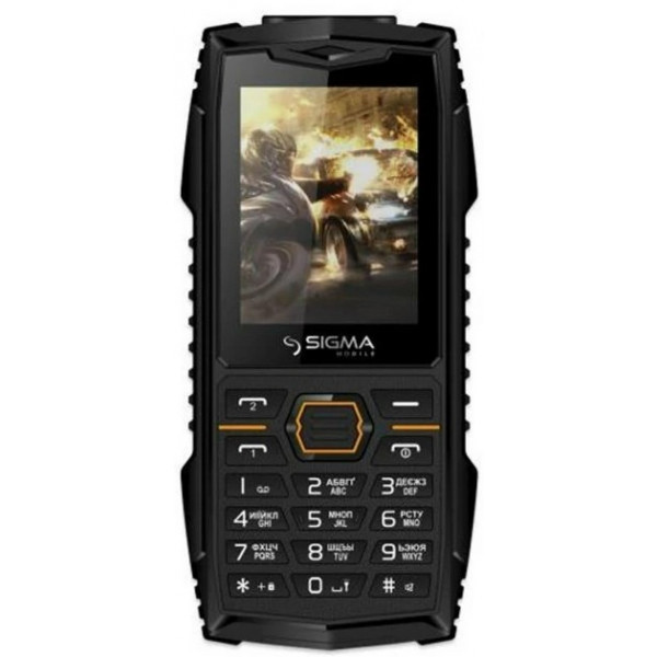 Фото - Мобильный телефон Sigma mobile X-treme AZ68 Black Orange (4827798374917)