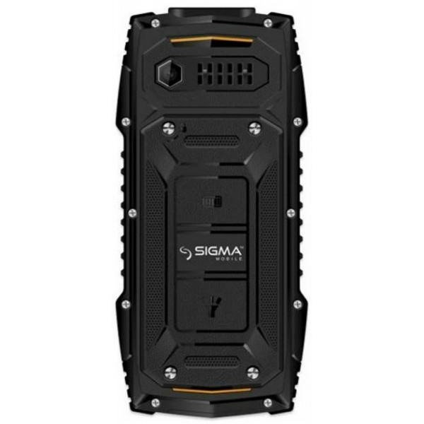 Фото - Мобильный телефон Sigma mobile X-treme AZ68 Black Orange (4827798374917)