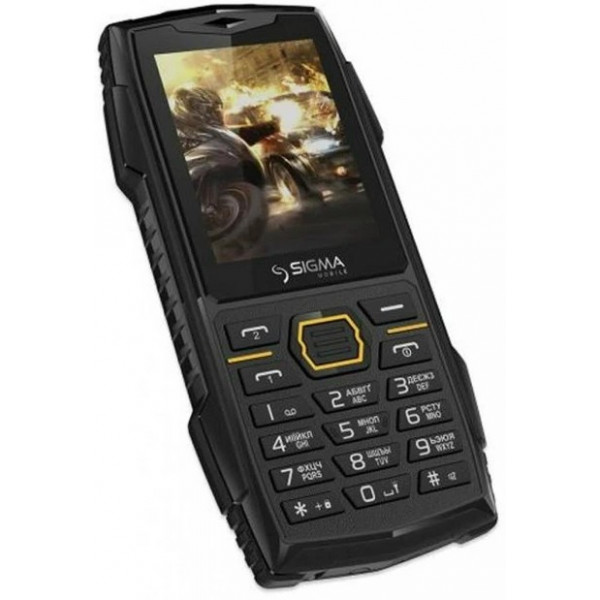 Фото - Мобильный телефон Sigma mobile X-treme AZ68 Black Orange (4827798374917)