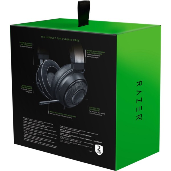 Фото - Гарнітура дротова ігрова Razer Kraken Black (RZ04-02830100-R3U1)