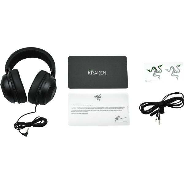 Фото - Гарнітура дротова ігрова Razer Kraken Black (RZ04-02830100-R3U1)