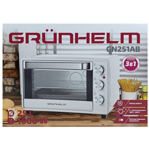 Фото - Піч електрична Grunhelm GN251AВ