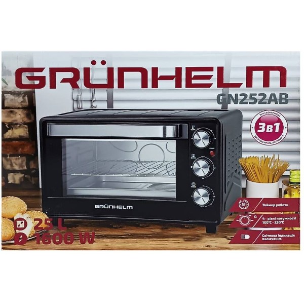 Фото - Печь электрическая Grunhelm GN252AB