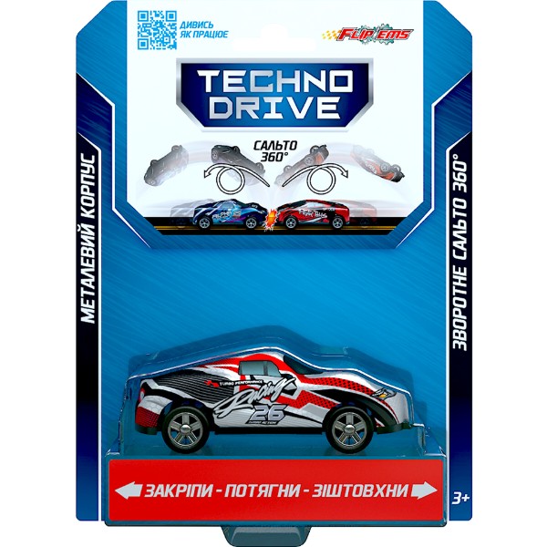 Фото - Автотранспорт TechnoDrive КРУТИЙ ПЕРЕВОРОТ (асорт.) (1312)