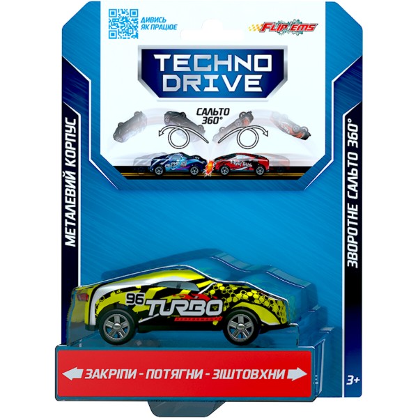 Фото - Автотранспорт TechnoDrive КРУТИЙ ПЕРЕВОРОТ (асорт.) (1312)