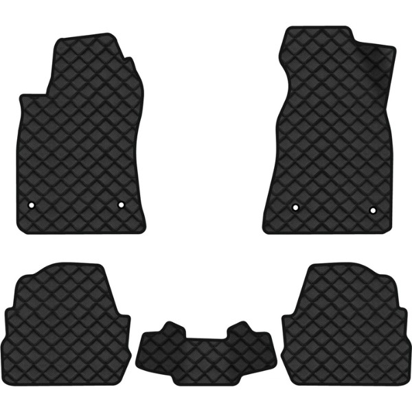Фото - Коврики из экокожи в салон авто EVAtech ECO для A6 (C5) FWD Restyling Audi 2001-2004 2 поколение Combi EU AU32841CB5AV4BBB