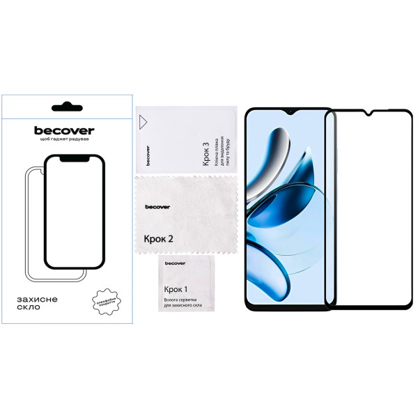 Фото - Захисне скло для смартфону BeCover for Blackview Color 8 Black (712127)