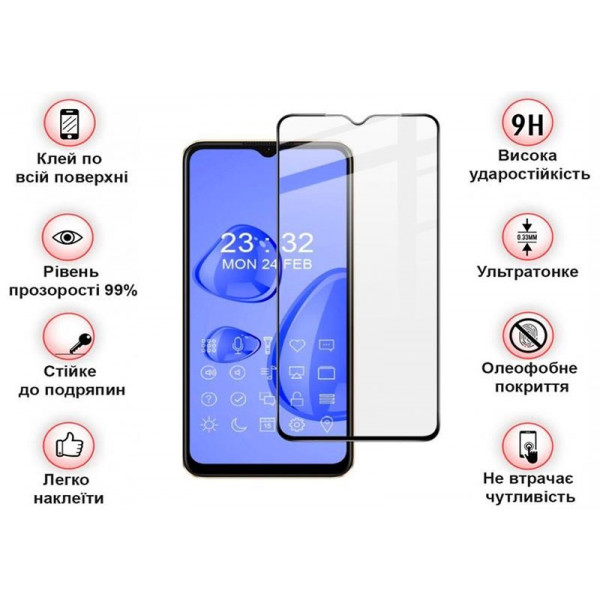 Фото - Захисне скло для смартфону BeCover for Oppo A57s Black (708550)