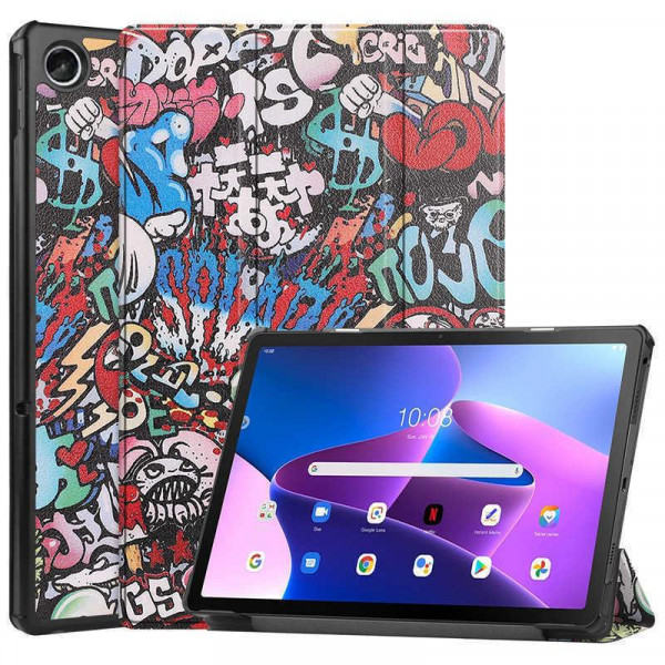 Фото - Чохол для планшету BeCover Smart 
for Lenovo Tab M10 Plus TB-125F (3rd Gen) 10.61" Graffiti (708314)
