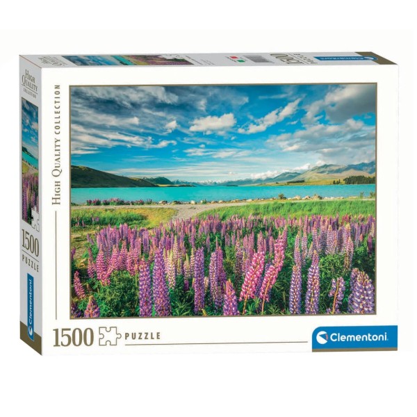 Фото - Пазли (8 +) Clementoni Музейна колекція Квіти на озері Текапо 1500 ел. (31731)