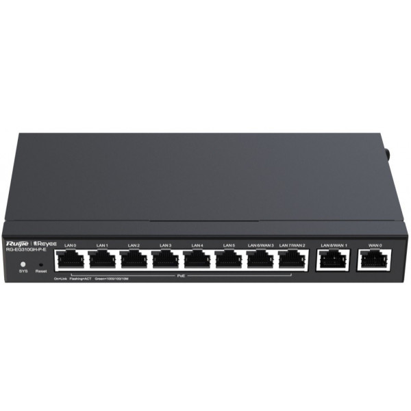 Фото - Маршрутизатор VPN Ruijie RG-EG310GH-P-E Фото - Маршрутизатор VPN Ruijie RG-EG310GH-P-E