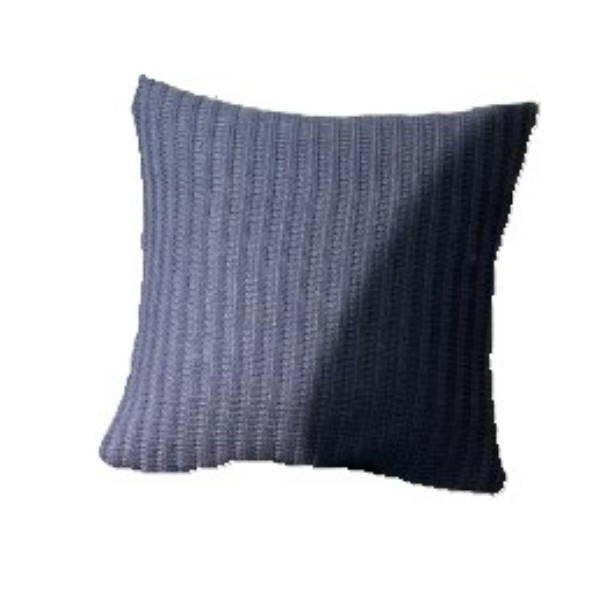 Фото - Наволочка Прованс в'язана COTTON синя 45х45 см (039943)
