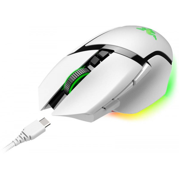 Фото - Миша бездротова ігрова Razer Basilisk V3 Pro WL White (RZ01-04620200-R3G1)