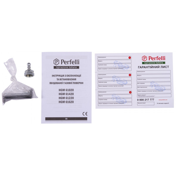 Фото - Варочная панель газовая Perfelli HGM 61020 WH