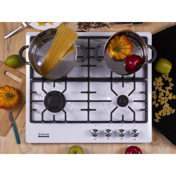 Фото - Варочная панель газовая Perfelli HGM 61020 WH
