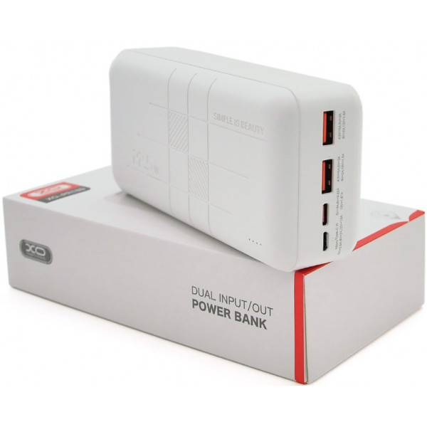Фото - Батарея мобільна XO 30000 mAh PD20W+QC22.5W White (PR189) Фото - Батарея мобільна XO 30000 mAh PD20W+QC22.5W White (PR189)