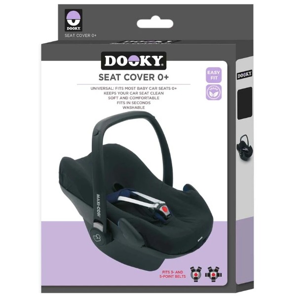 Фото - Чохол для автокрісла Xplorys Dooky Black 0+ м (1326806)