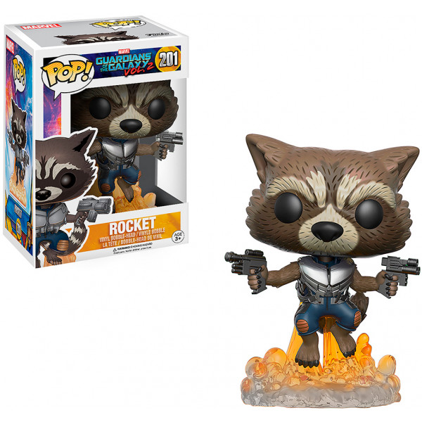Фото - Колекційна фігурка FUNKO Стражі Галактики Єнот Ракета (13270-PX-1RY)