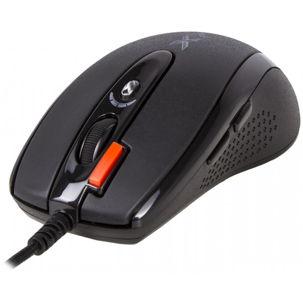 Фото - Мышь проводная игровая A4tech X-710BK Black USB + X7-200MP