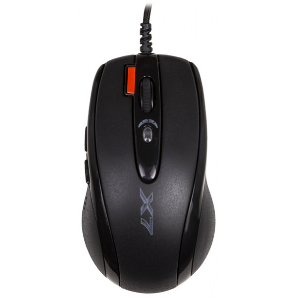 Фото - Мышь проводная игровая A4tech X-710BK Black USB + X7-200MP