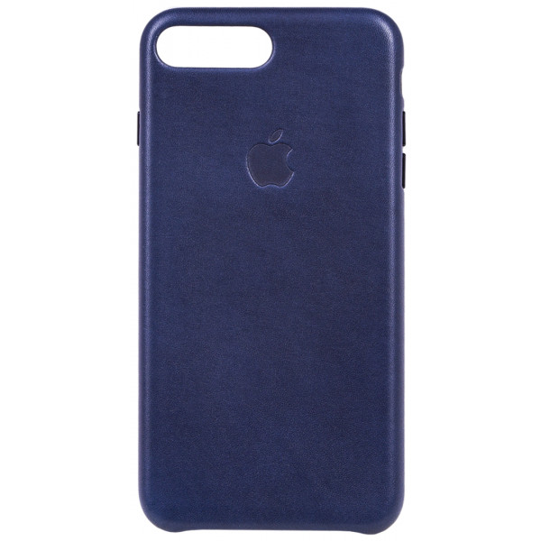 Фото - Чехол для смартфона Apple iPhone 8 Plus / 7 Plus Leather Case - Midnight Blue (MQHL2ZM/A)