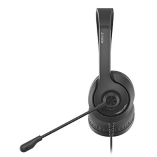 Фото - Гарнитура проводная A4tech FH100U Stone Black