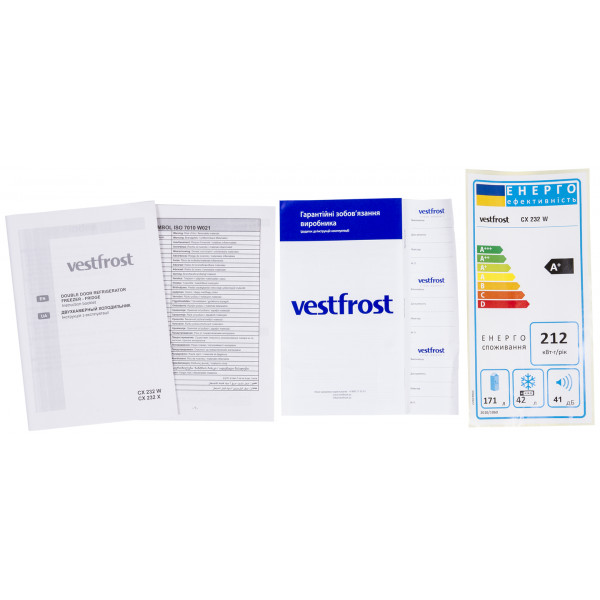 Фото - Холодильник Vestfrost CX232W