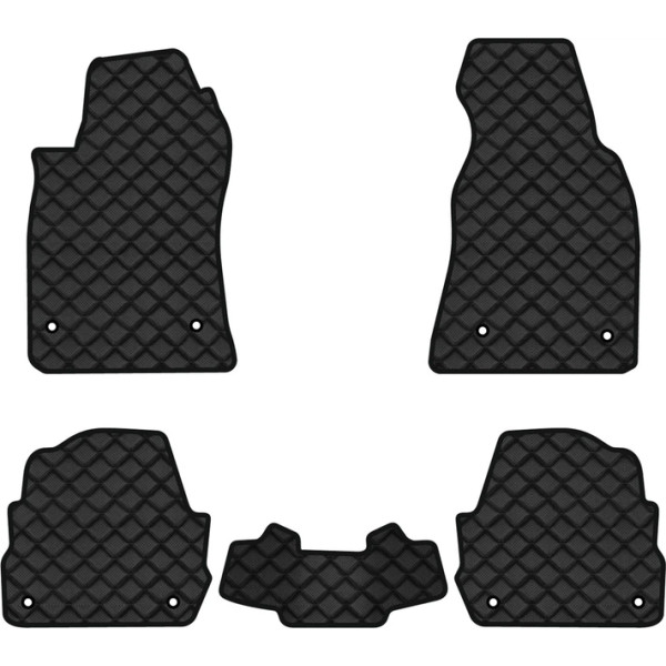 Фото - Коврики из экокожи в салон авто EVAtech ECO для A6 (C5) FWD Restyling Audi 2001-2004 2 поколение Combi EU AU32841CGK5AV8BBB