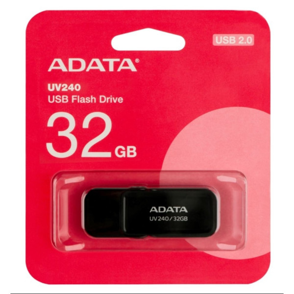 Фото - Флеш USB ADATA UV240 32GB USB 2.0 Black (AUV240-32G-RBK)