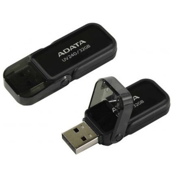 Фото - Флеш USB ADATA UV240 32GB USB 2.0 Black (AUV240-32G-RBK)