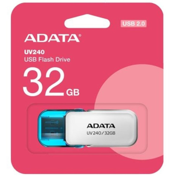 Фото - Флеш USB ADATA UV240 32GB USB 2.0 White (AUV240-32G-RWH)