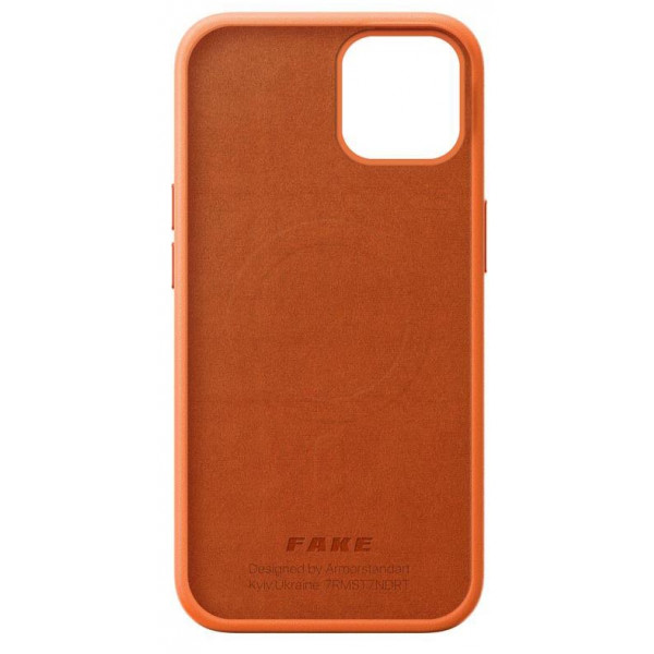 Фото - Чехол для смартфона Armorstandart Fake Leather for Apple iPhone 14 Golden Brown (ARM64457)