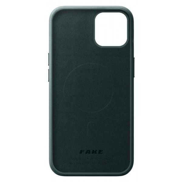 Фото - Чохол для смартфону Armorstandart Fake Leather for Apple iPhone 14 Shirt Green (ARM64393)