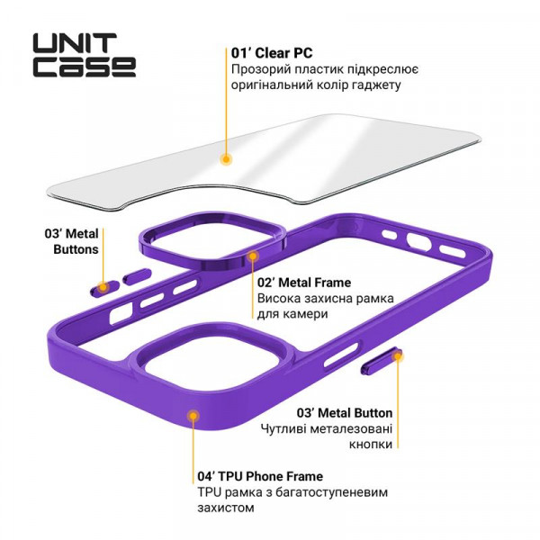 Фото - Чехол для смартфона Armorstandart Unit for Apple iPhone 13 Pro Lavender (ARM62494)
