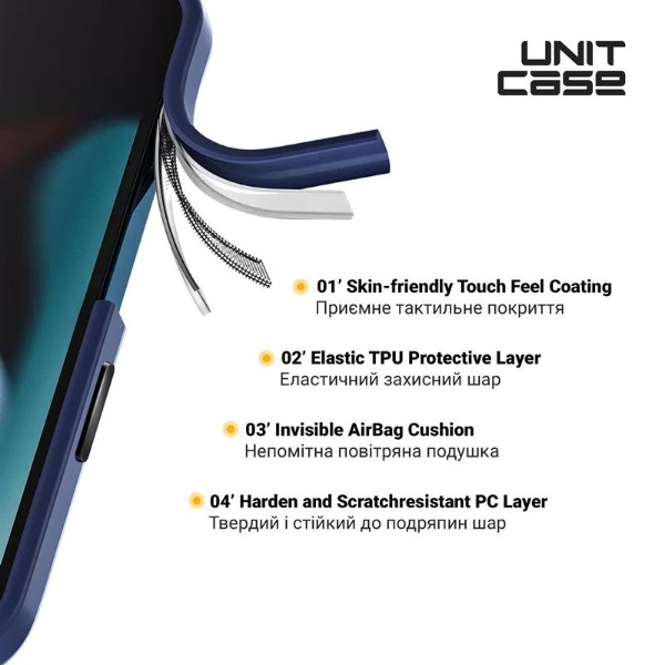 Фото - Чехол для смартфона Armorstandart Unit for Apple iPhone 14 Plus Deep Navy (ARM62486)