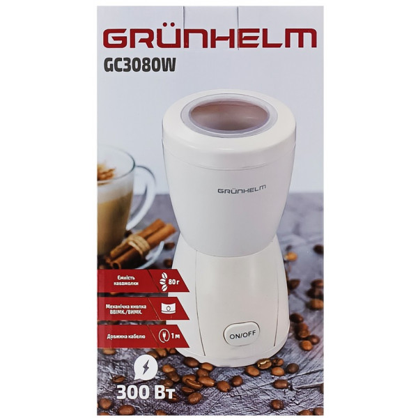 Фото - Кавомолка Grunhelm GС-3080W